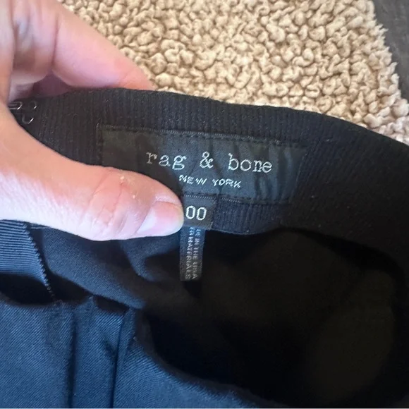 Rag and bone zip ankle rocker trouser - Picture 2 of 6